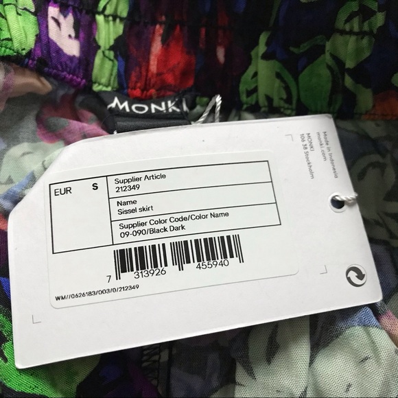 Monki Women’s Sissel Skirt Size S Tie Waist Midi - Picture 8 of 9